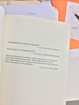 My book Squandermania has *3* epigraphs from Singer!